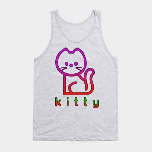 kitty cat Tank Top